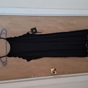 Fortune+Ivy lace black dress